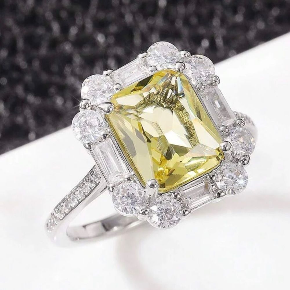 PAVE WIDE BAND 925 STERLING SILVER ROUND DIAMOND RING - Picture 3 of 6